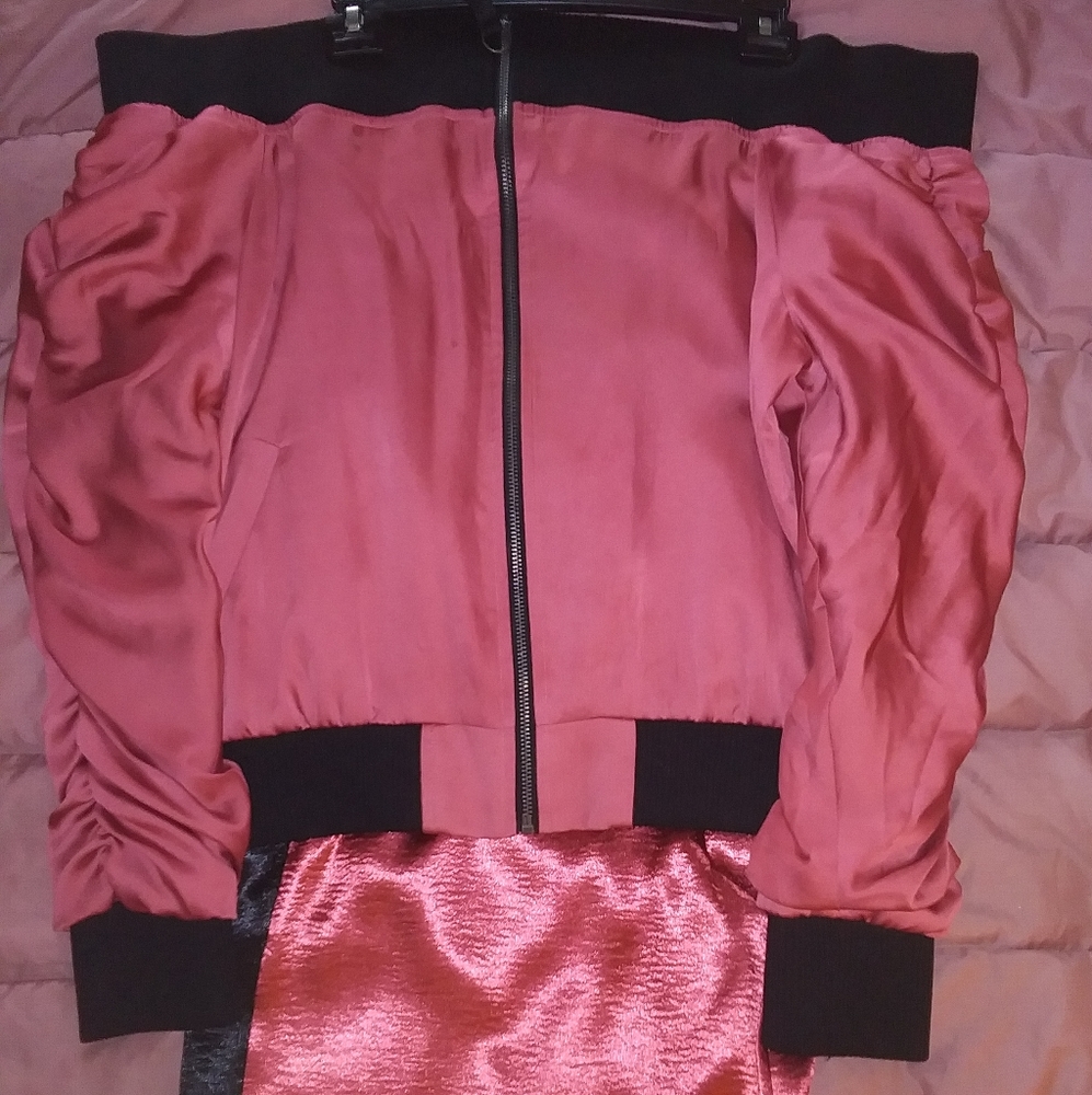 2 pc. Satin pants suit